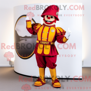 Mascot character of a Rust...