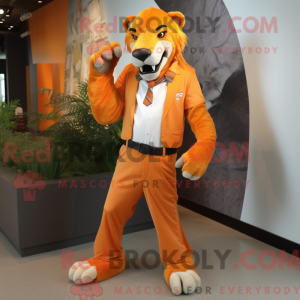 Maskot karakter af en...