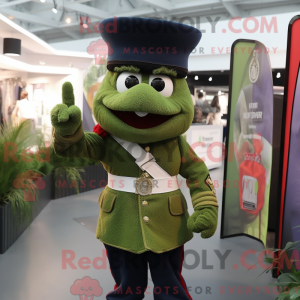 Mascot character of a Olive...