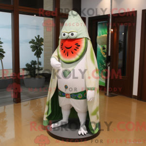 Mascot character of a White...