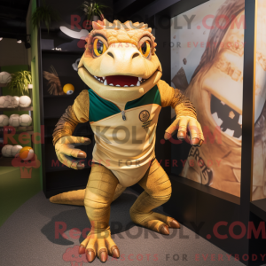 Mascot character of a Gold...