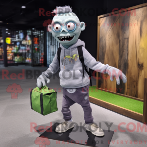 Mascot character of a Gray...