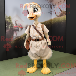 Mascottefiguur van een...