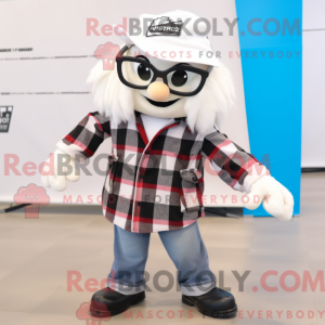 Mascot character of a White...