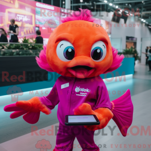 Mascottekarakter van een...