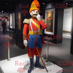 Mascottefiguur van een...