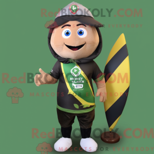 Maskotfigur af en Olive...