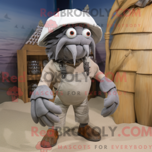 Mascot character of a Gray...