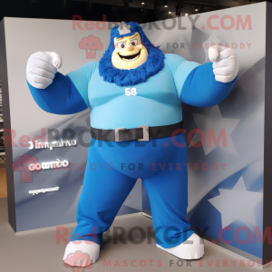 Maskotkarakter av en Blue...
