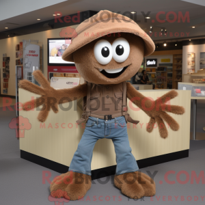 Mascot karakter van een...