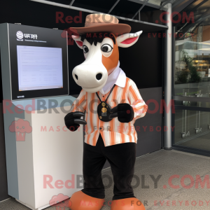 Mascot karakter van een...