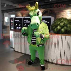Mascot character of a Lime...