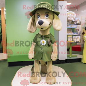 Mascot character of a Olive...