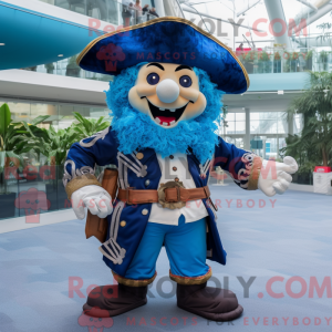 Mascot character of a Blue...