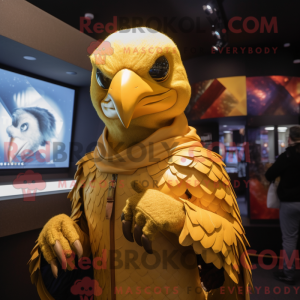 Mascot character of a Gold...