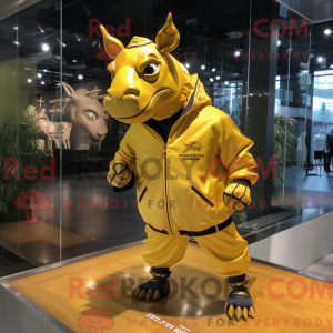 Mascot character of a Gold...