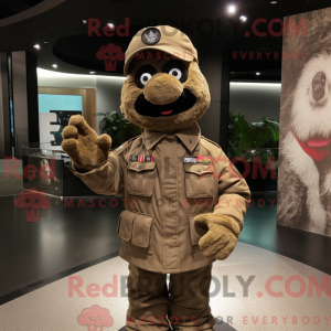 Mascottefiguur van een...