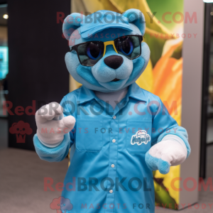 Mascottefiguur van een...