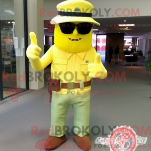 Mascot character of a Lemon...