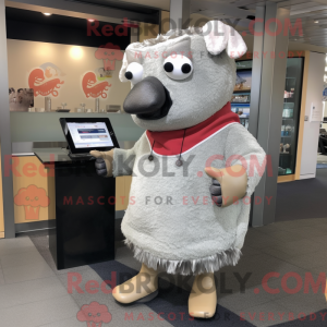 Mascottefiguur van een...