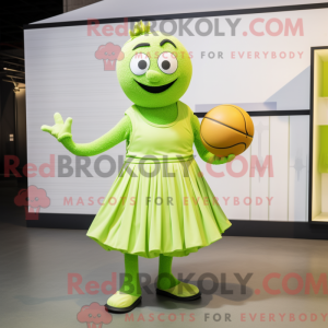 Mascot character of a Lime...