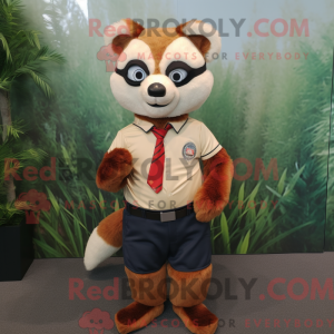 Mascottefiguur van een...