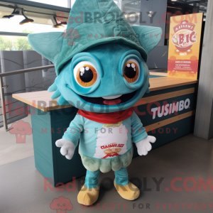 Mascot karakter van een...
