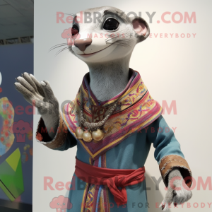 Mascot character of a Gray...