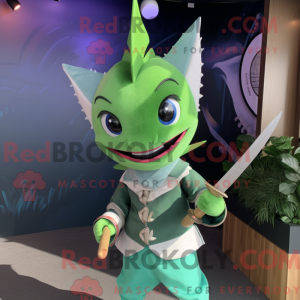 Mascottekarakter van een...
