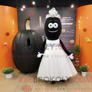 Mascot character of a Black...