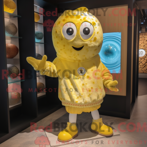 Mascot character of a Lemon...