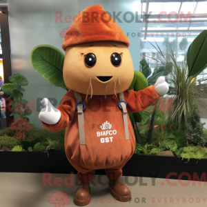 Mascot karakter van een...