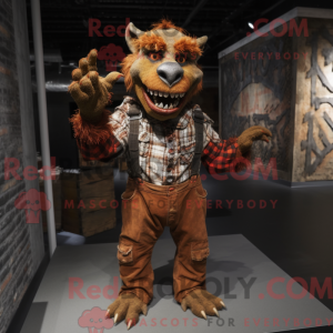 Mascot karakter van een...
