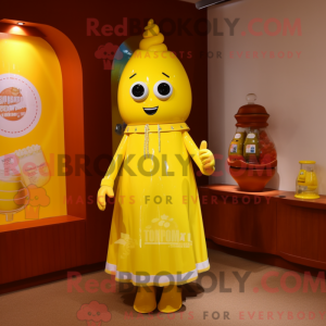 Mascot karakter van een...
