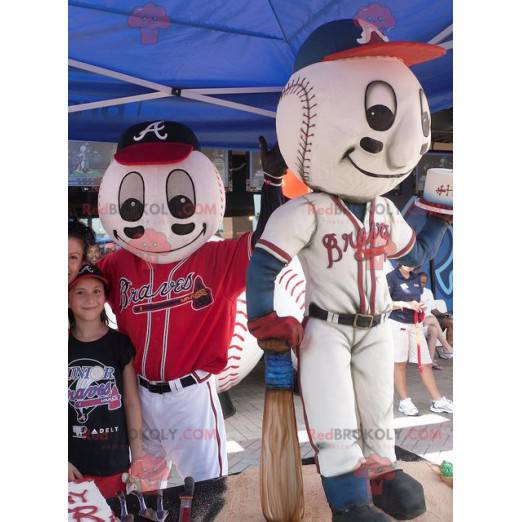 Mascottes de balle de baseball - Redbrokoly.com