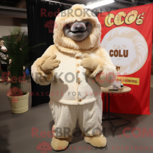 Mascot character of a Cream...