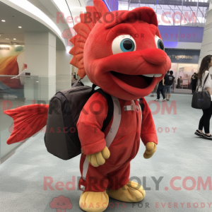 Mascottekarakter van een...