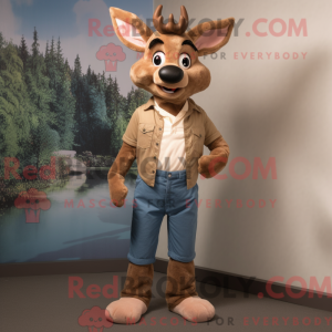 Mascottefiguur van een...