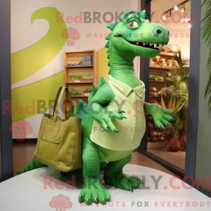 Mascot character of a Green...