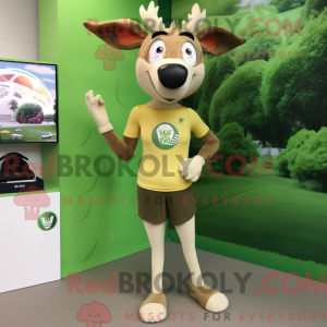 Mascottefiguur van een...