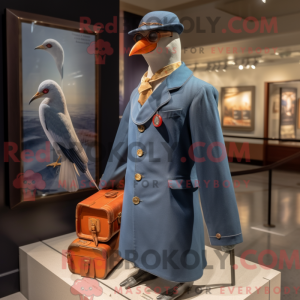 Maskotfigur af en Navy...