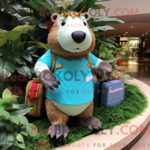 Mascot karakter van een...