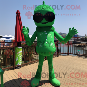 Mascottefiguur van een...