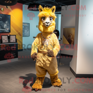 Mascottefiguur van een...