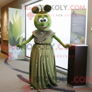 Mascot character of a Olive...