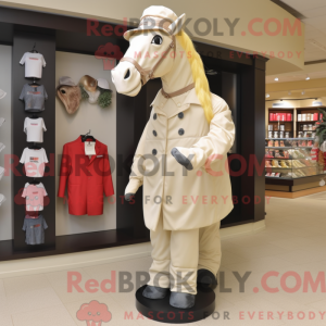 Mascottefiguur van een...