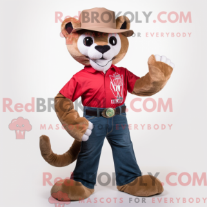 Mascot character of a Red...