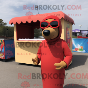 Maskot-karakter av en Hot...