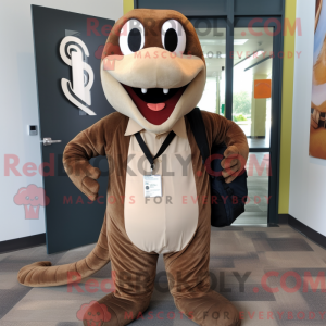 Mascot karakter van een...