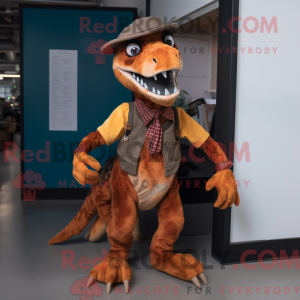 Maskot-karakter av en Rust...